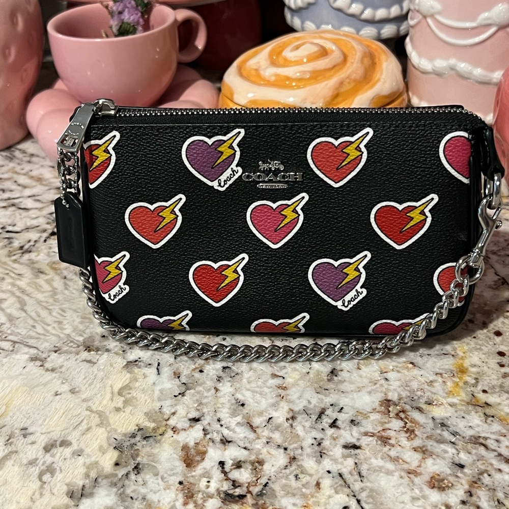 Coach Nolita 19 with Heart Bolt Print